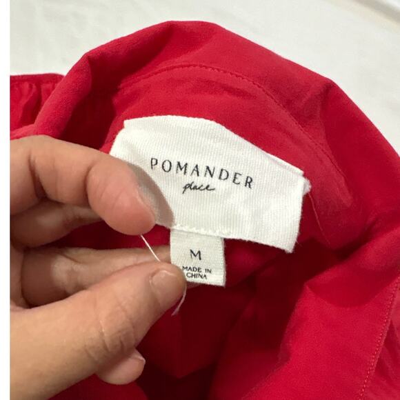 Pomander Place by Tuckernuck Women’s M Mabel Tiered Maxi Dress Hibiscus Red - Picture 13 of 16